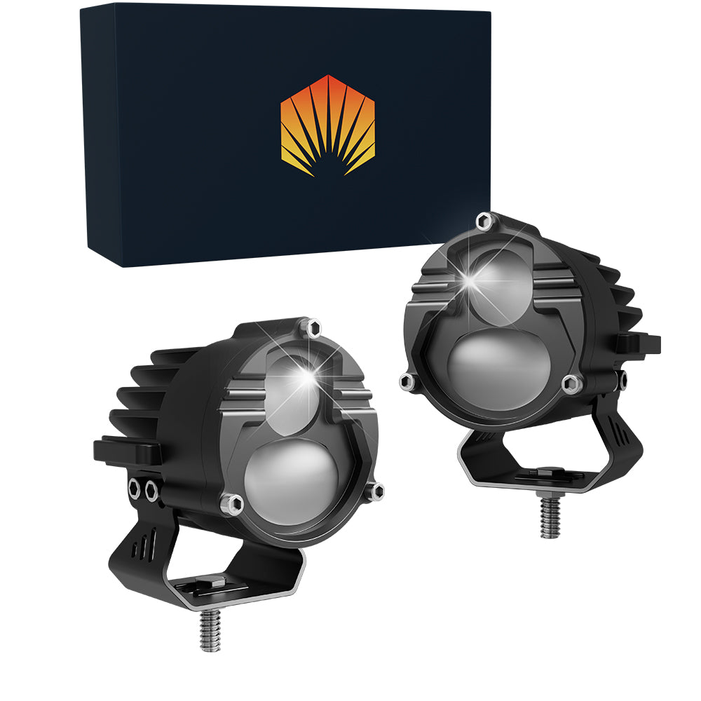 Faro auxiliar LED todoterreno Hi/Lo para 4x4 y moto