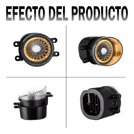 2x3.5'' Toyota Faros Niebla Ojos Ángel Alta Forma De Luces