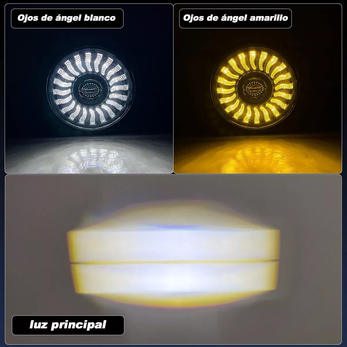 3.5 Pulgadas Faro Auxiliares Lupa Led Spot Luz Ultra Brillo- 1/Pzs