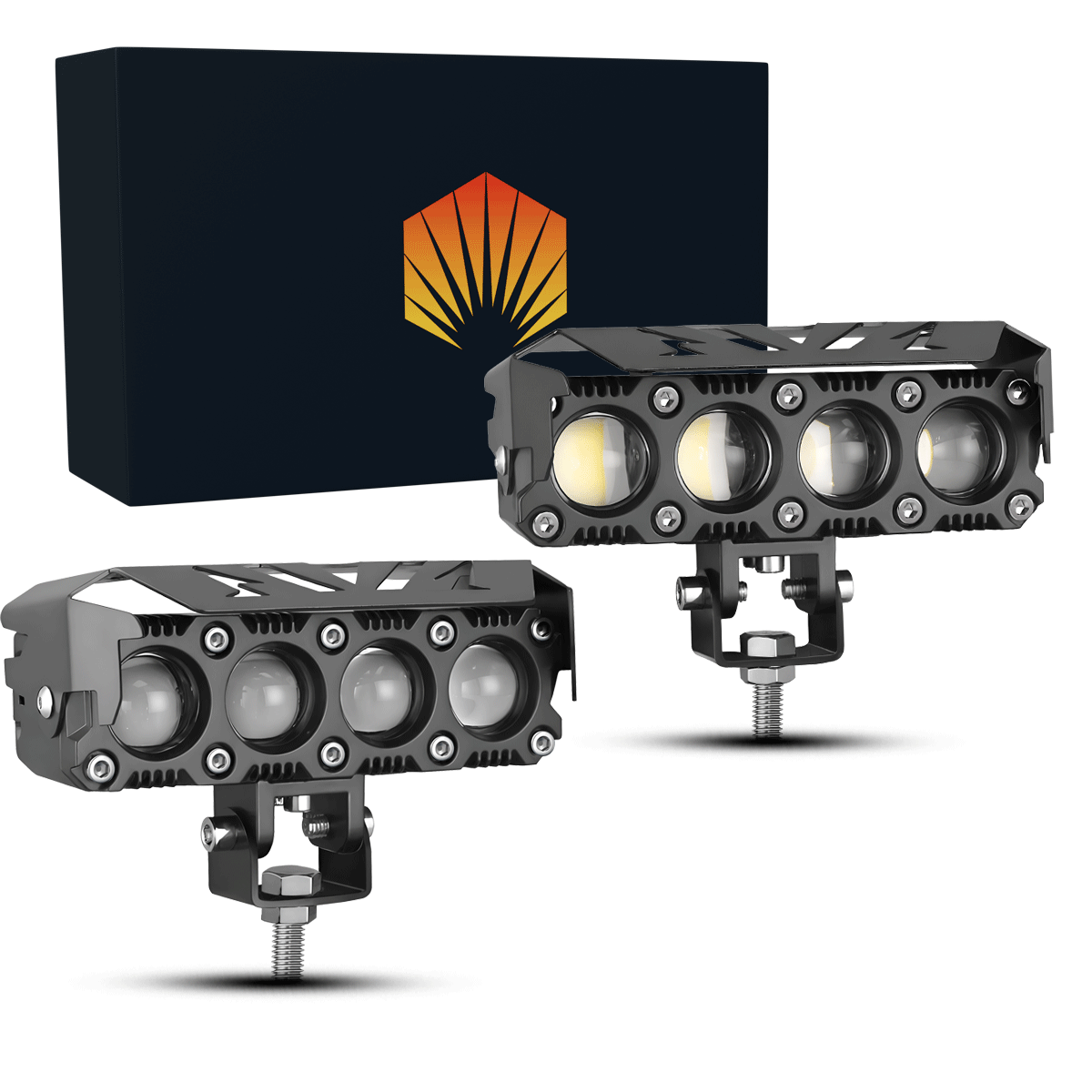 Faro auxiliar LED impermeable para moto y auto